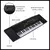 Teclado Piano Musical 44 Teclas Infantil Niños Con Micrófono - Electro Selah
