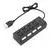 Hub Usb 4 Multi Puertos Usb 2.0 Notebook Pc Cqt-h010 - comprar online