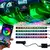Tira Luces Interior Auto Led Rgb Audiorítmica C/control Mj12 - Electro Selah