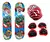 Set Mega Skate Casco Rodilleras Coderas En Bolso 10104 DISEÑOS COOL en internet