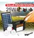 Kit Panel Solar Parlante Cargador Lampara Linterna Fm lamparas 521BT