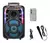 Parlante Bluetooth Portatil 8 Luces Con Mic. Karaoke H831