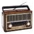 Radio Parlante Retro Am Fm Con Bluetooth Usb Recargable