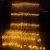 Cortina de luces EFECTO CASCADA cálidas 3x2
