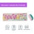 Combo Teclado Mouse Dn-c400 Kit Colores Pastel en internet