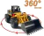 Huina 1532 camión a control remoto excavadora de aleación tractor de ingeniería 1/18, 2,4