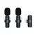 Microfono Inalambrico iphone X2 iPhone iPad Macbook Celular Stream Color Negro entrevistas - Electro Selah