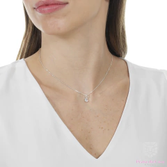 Colar Ponto de Luz Redondo 40cm - comprar online