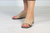 Rasteira boho - COURO