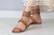 Rasteira cuff rustic - COURO - comprar online