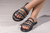 Rasteira slide glam shine