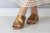 Rasteira slide rustic - COURO