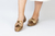 Mocassim loafer metalizado - COURO