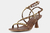 Sandalia salto fino liso com aplicações - comprar online