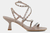 Sandalia salto fino liso com aplicações - comprar online