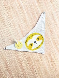 Babero Bandana Perezoso Blanco