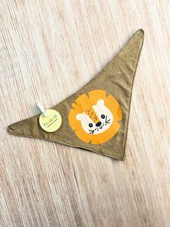 Babero Bandana León Beige