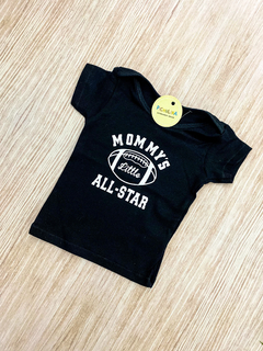 Remera Mommys Negra (6M)