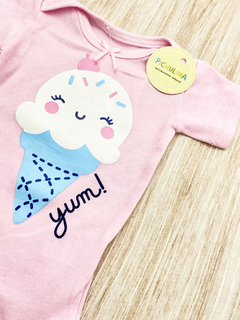 Body Bebé Helado Rosa (3M)