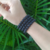 Pulseira de Pedra Vulcânica