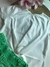 Conjunto Infantil Kukiê Blusa Bege E Short Verde - Meninas - comprar online