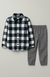 Conjunto Camisa em Flanela Xadrez e Calça em Sarja Luc Boo - comprar online