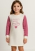 Vestido em Moletom e New Soft Fleece kukie - comprar online