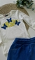 Conjunto Infantil de Blusa em Cotton e Short -Saia em Moletom kukie - loja online