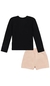 Conjunto Infantil de Blusa em Malha Térmica e Short - Saia em Moletom kukie na internet