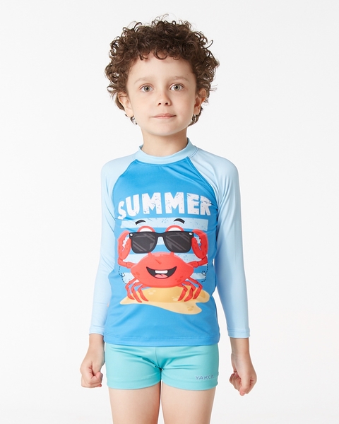 Remera Larga Filtro UV Cangrejo #4005 - comprar online