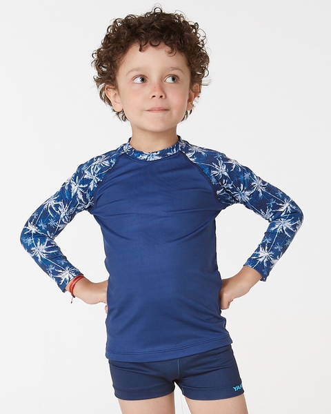 Remera Larga Palmeras - #4005