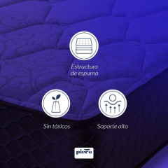 Colchon Piero Foam 80x190 + Sommier - tienda online