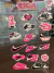 NIKE 2 OPCIONES DE COLOR X14 CALCOMANIAS