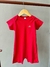 Macaquinho Essentials para Bebê Menino em Suedine (Vermelho) Up Baby - comprar online