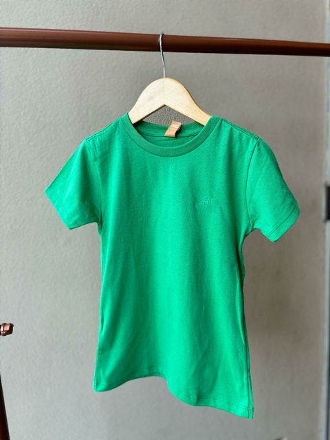 Camiseta Básica Infantil Menino Up Baby Verde Bandeira