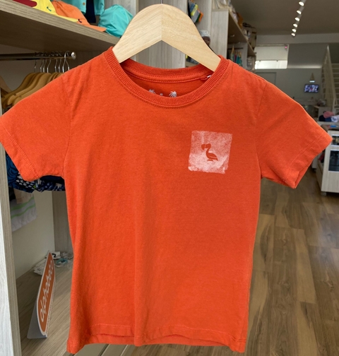 T-shirt Laranja Folha (Dudes)