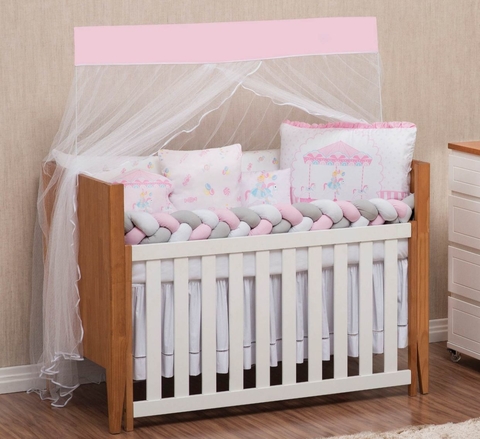 Kit De Berço 10 Peças Fofura Carrossel