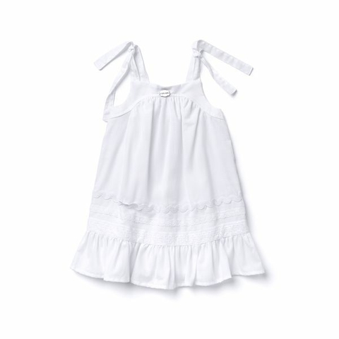 VESTIDO BEBÊ NUVEM DE ALGODÃO ALÇAS UNICA