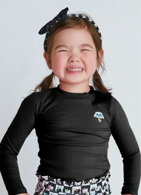 Blusa Infantil Menina Pop Cat