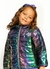 Casaco Infantil Menina Corajosa Como Uma Menina – Tam. 1 a 10 anos – Verde e Roxo