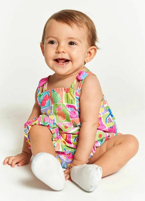pimpão Infantil Bebê Menina Estampa Salada de Frutas – Alphabeto