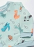 Casaco Estampa Dino Espacial - Tam. 3 a 18 meses – Mint na internet