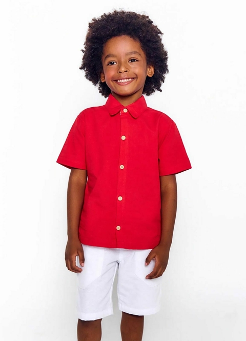 Camisa Infantil Menino Estampa Festa – Tam. 2 a 12 anos – Alphabeto