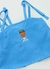 Conjunto Infantil Menina Bata + Pantacourt Estampa Eu Amo Frutinhas – Tam. 2 a 12 anos – Azul