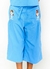 Conjunto Infantil Menina Bata + Pantacourt Estampa Eu Amo Frutinhas – Tam. 2 a 12 anos – Azul - loja online