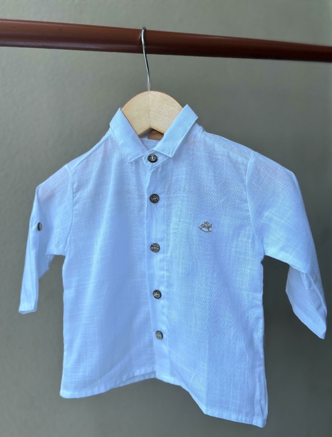 Camisa infantil branca