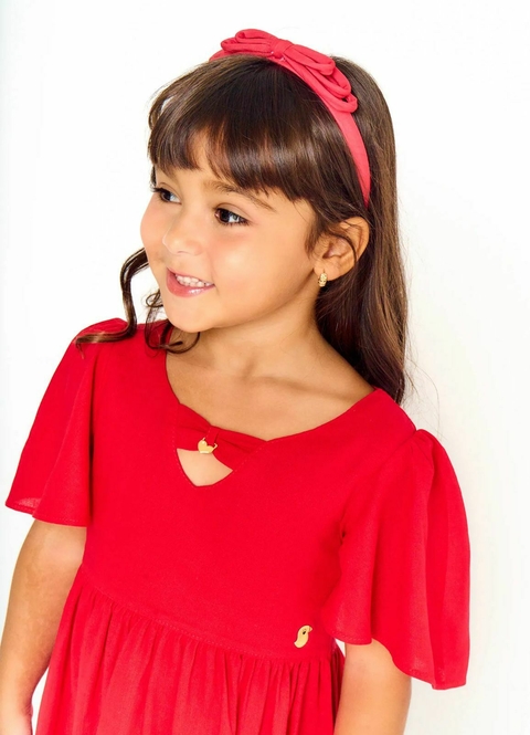 Arco Infantil para Cabelo – Tam. U – Vermelho
