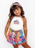Regata Infantil Menina Estampa As Cores do Verão - comprar online