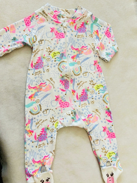 Macacao Manga Longa em Suedine Prematuro