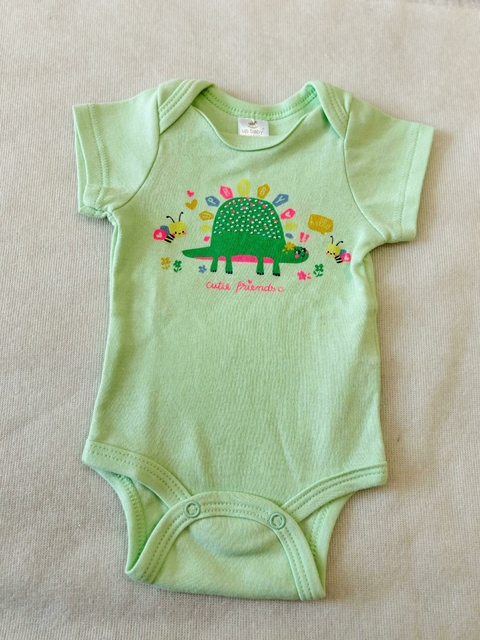 Body Sem Manga Em Suedine UP BABY Prematuro